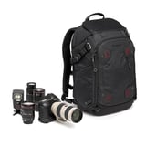 Manfrotto Pro Light Multiloader M, refleks ve aynasız kameralar için sırt çantası, 4 erişim noktası, çoklu tripod eki, 3 kullanım modu, değiştirilebilir bölücüler, siyah