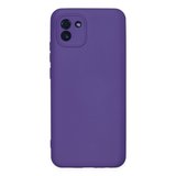 Samsung Galaxy A03 Kılıf Nano İçi Kadife Silikon - Mor