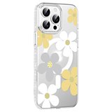 Joko Apple İphone  Pro Max Floral Magsafe Kapak - Sarı