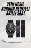 En Çok Tercih Edilen Akıllı Saat Amoled Ekran Nabız Sensörü GPS Uyumlu Adımsayar