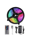 LED Strip RGB  Metre Çok Renkli Kumandalı Şerit Led Işık Seti