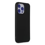 Apple İphone  Pro Max Kılıf Nano İçi Kadife Silikon - Siyah
