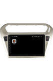 Peugeot 301 Gri Android Carplay Navigasyon Multimedya QLED Ekran-2gb Ram