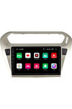 Peugeot 301 Gri Android Carplay Navigasyon Multimedya QLED Ekran-2gb Ram