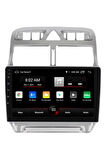 Peugeot 307 Android Carplay Navigasyon Multimedya QLED Ekran-2gb Ram