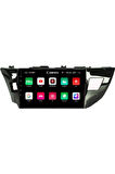 Toyota Levın Black Android Carplay Navigasyon Multimedya Ekran Teyp 2gb Ram + 32GB HDD