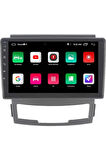 Ssangyong Kyron Android Carplay Navigasyon Multimedya Ekran Teyp 2gb Ram + 32GB HDD
