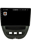 Peugeot 107 Android Carplay Navigasyon Multimedya QLED Ekran-2gb Ram