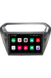 Peugeot 301 Siyah Android Carplay Navigasyon Multimedya QLED Ekran-2gb Ram