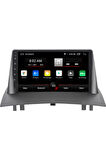 Renault Megane 2 Android Carplay Navigasyon Multimedya QLED Ekran-2gb Ram