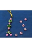 Küçük, Toz Pembe Lotus Çiçekli Kiraz Araba Dikiz Ayna Süsü, Yeni Araba Hediyesi