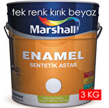 MARSHALL ENAMEL SENTETİK ASTAR 3KG KIRIK BEYAZ
