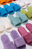 CottonVerse Banyo Ve Ev Terliği – %100 Pamuk Havlu Kaymaz İnce Taban , Yüksek Su Emicilik