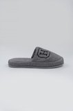 F Harf Nakışlı Banyo Ve Ev Havlu Terliği – %100 Pamuk Kaymaz Kalın Taban