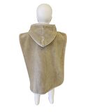 Bebek Pançosu Çocuk Pançosu Triga  Kadife Havlu Kapşonlu Panço