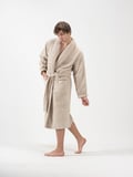 DreamSoft Şalyaka Bornoz – %100 Pamuk, Kadife, Unisex