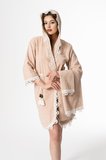 MicroCotton Şalyaka Bornoz – %100 Pamuk, Unisex