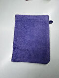 16x21 cm Lila Havlu Banyo Kesesi %100 Pamuklu
