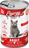ENERGY SIĞIR ETLİ YETİŞKİN KEDİ ISLAK MAMASI KONSERVE 400 GRAM 12 ADET