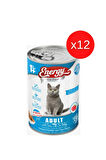 ENERGY TON BALIKLI YETİŞKİN KEDİ ISLAK MAMASI KONSERVE 400 GRAM 12 ADET