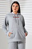 2 İplik Kapüşonlu Sweat