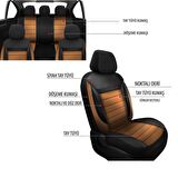 NiCe Shop Ford Focus 3 Uyumlu Koltuk Kılıfı Enigma Serisi - Taba