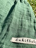 Bebek Çocuk Çift Katlı Müslin Elbise, %100 Organik Pamuk