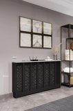 Dekoratif Petek Kaplama Modern Kalorifer Peteği Gizleme Ünitesi 11 Desen 9 Renk İç Ölçü 136 cm Dış Ölçü 140 cm DESEN4