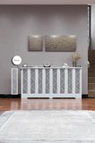 Petek Kaplama Modern Radyatör Kapatma Ünitesi Ön Panel MDF Tasarım İç ölçü 156 cm Dış Ölçü 160 cm DESEN9
