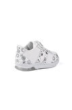 Unisex Bebe Beyaz Desenli Işıklı Cırtlı Sneaker Günlük Spor Ayakkabı