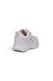 Unisex Çocuk Beyaz Cırtlı Bağcıklı Sneaker Günlük Rahat Spor Ayakkabı