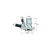Egea/Linea/G.Punto/Doblo Termostat 04- Bh Tı 144 88 55202176 