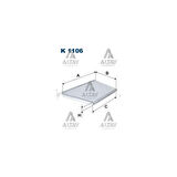 W203 W209 C Seri 04-11 Karbonlu Polen Filtresi - Flt-K1106A - A2038300918 Fltk1106 