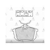 Carisma 01- 1.6-1.8-1.9 Colt 05- S-40 96- Disk Arka Fren Balata - Mhr-00118 - 30620770 