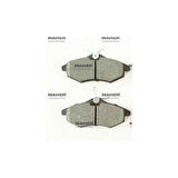C3 02-09 C2 03-09 Uzunluk 122.5Mm Ön Fren Balata - Del-Lp1716 - 425236 