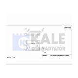Santafe 01-06 2.0 - 2.4 - 2.7 Brazıng Radyatör Kalorifer - Kle-346555 - 97227-26000 