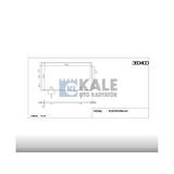 Rav-4 00-06 2.0 Benzinli Radyatör Klima - Kle-383400 - 88460-42070 
