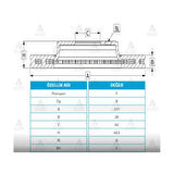 Corolla 13-18 Auris 13-18 Ön Havalı 277-5 Fren Diski - Mhr-03674 - 4351202330 