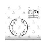 H-100 97- 94-06 Ssangyong Rexton Actyon Musso Pabuç Arka Fren Balata - 58305-44A10 Mhr-00242 