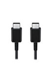 Samsung EP-DA705BWEGWW Şarj & Veri Aktarım Kablosu, Type C & Type C, Hızlı Şarj Teknolojisi Siyah