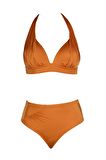 Beria Kadın Yarım Dolgulu Turuncu Bikini Takımı