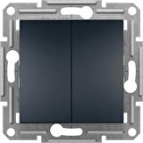 Schneider Electric Schneider Asfora Plus-Komütatör, Çerçevesiz, Antrasit EPH0300171