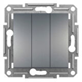 Schneider Eph2100162 Asfora Çelik Üçlü Anahtar