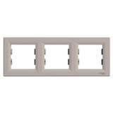 Schneider Asfora Plus Üçlü Çerçeve Bronz EPH5800369