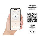 İVİGO EPK4590E20W Dijital Profesyonel Konvektör 2000 WATT Beyaz WİFİ