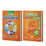 Mozaik Yayınları 5.Sınıf Türkçe ve Paragraf Soru Bankası Seti 2 Kitap
