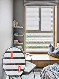 3 Metre X 60 Cm Uv Koruyucu Transparan 3D Buzlu Zebra Çizgili Cam Banyo Pencere Folyosu Statik Stick