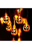 Halloween Cadılar Bayramı Bal Kabağı Şeklinde Damla Süs Lambası
