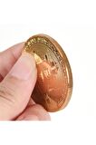 10 Adet Bitcoin Madeni Hatıra Parası Hediyelik Dekoratif Metal Sikke