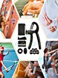 5 Parça Parmak El Bilek Kas Güçlendirici Kondisyon Egzersiz Seti Lbs Ayarlı